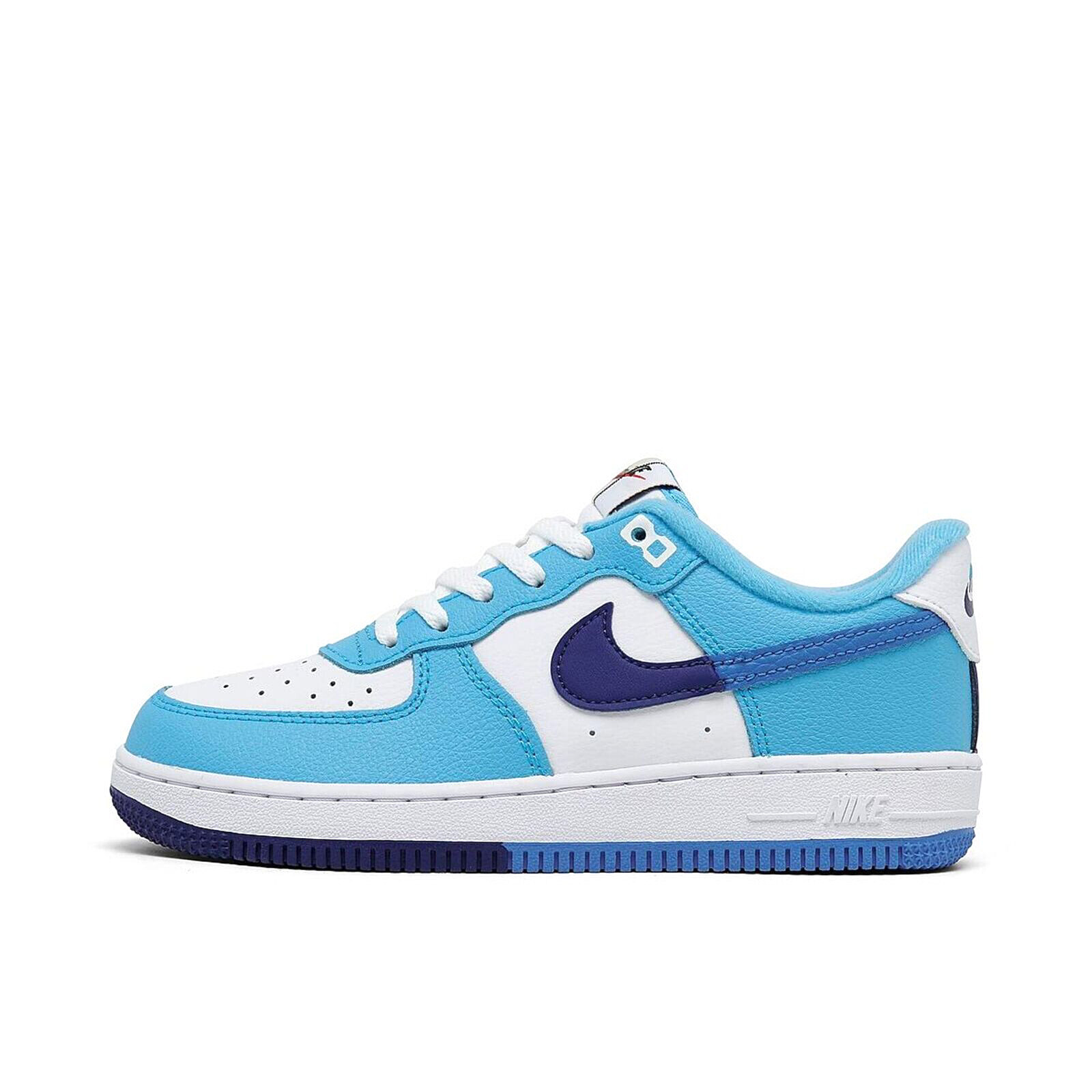 Little Kids Nike Force 1 LV8 2 White/Lt Photo Blue (DX2164 100)