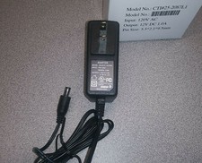 Power Adapter CTI 25-2087L1, 120V AC IN, 12V DC 1.0A OUT, 5.5 2.1 9.5mm PIN