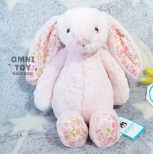 AUTHENTIC NEW Jellycat Blossom Blush Bunny Cherry Rabbit Small Little Plush Gift