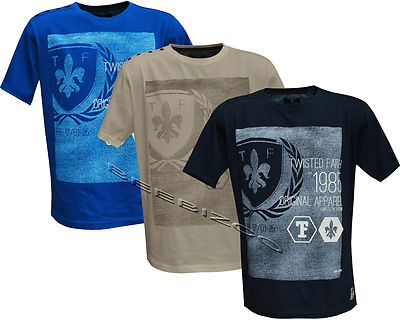 Neu Herren 100 % Baumwolle Designer Marke Rundhalsausschnitt Druck Sommer T-Shirt Top S-XXL