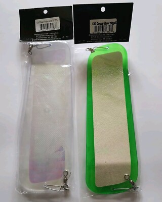 NEW LARGE 2 DREAMWEAVER PADDLES FLASHERS  SALMON TROUT STEELHEAD