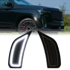 LED Side Marker Lights For Cadillac Escalade Chevy Suburban GMC Yukon 2021-2024