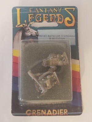 Grenadier Model Miniatures Pack Fantasy Legends Ratscum Standard & Musician 3140