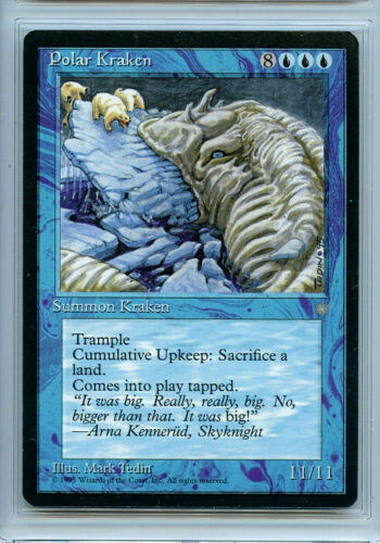 MTG Ice Age Polar Kraken CGC 8.5 NM-MT+ Magic Card WOTC Amricons 5083