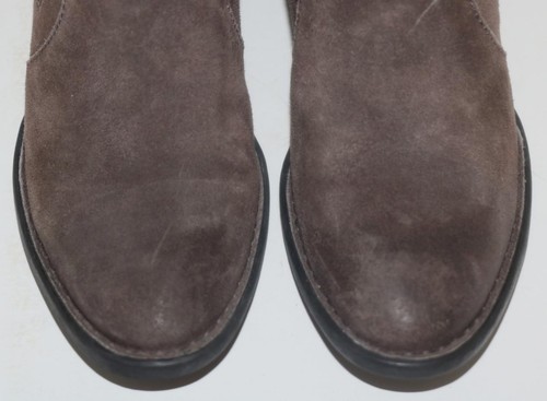 Born Women's Boots Felicia Tall Distressed Taupe Gray Lace Up Sz 8 FREE SHIP! - Picture 3 of 6