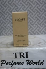 ESCAPE Calvin Klein Unilever Eau de Toilette Men Spray 1.0 fl. oz Sealed Vintage