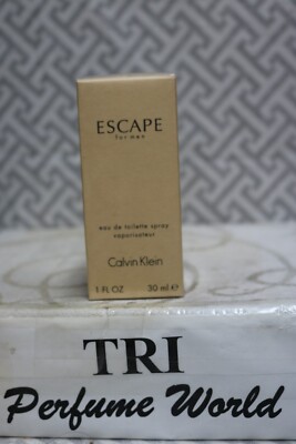 ESCAPE Calvin Klein Unilever Eau de Toilette Men Spray 1.0 fl. oz Sealed Vintage