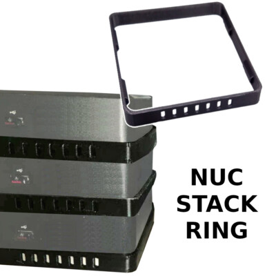 Ventilated Stack Ring for Intel NUC 7 NUC 11 NUC 14 (4.6'' x 4.4'') CPU Stacker