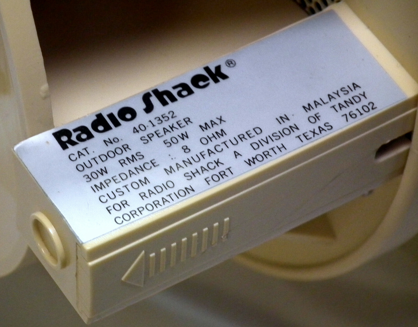 radio shack outdoor speakers