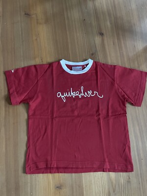 Quiksilver T-Shirt, Rot, Kurz, Gr. M/L, NEU, Ungetragen
