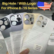 Lot Replacement Back Glass Big Hole For iPhon...