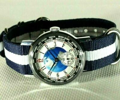Pobeda watch vintage soviet mechanical wristwatch mens Globus