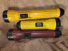 3 Vintage Flashlights 2 Bright Star Brightsta...