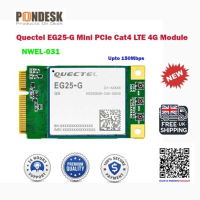 EG25-G Quectel 4G Modul EG25-G Mini PCIe IoT/M2M LTE Cat 4