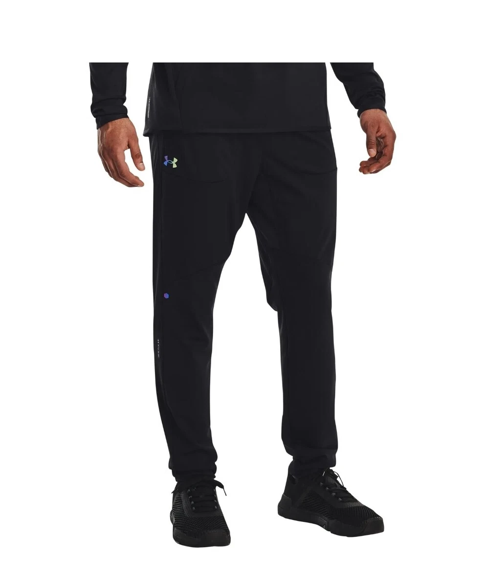 Azani Utility Mens Light Weight, Moisture Wicking, Fitted Track Pants.  Comfortable, Athletic & Slim Fit Tapered Sweat Pants with Zippered Pockets.  Ideal for Running, Training, Gym & Outdoors