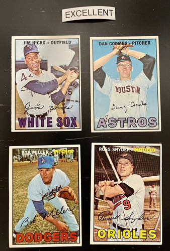 1967 Topps Baseball Cards 1-150 (P-NM) - You Pick - Complete Your Set - Picture 4 of 21