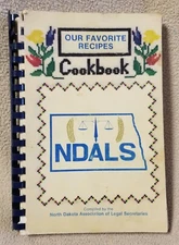 NDALS North Dakota Association of Legal Secretaries 1984 Cookbook Recipe Book