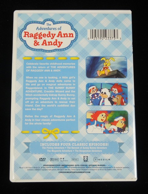 The Adventures of Raggedy Ann & Andy 4 Full Episodes DVD | eBay