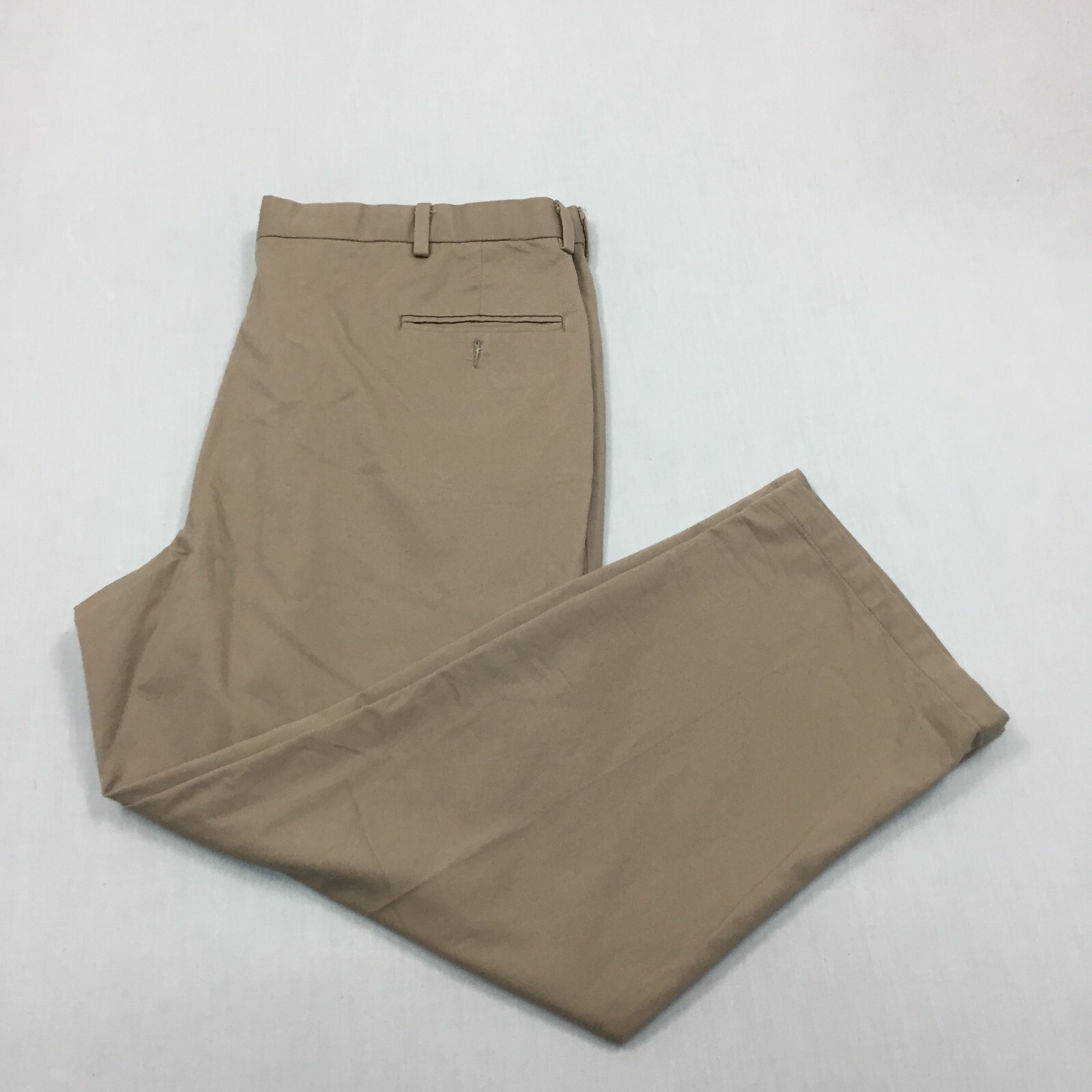 Dockers Chino Trousers Cotton Pants Straight Fit Mens Size 42W 30L Beige