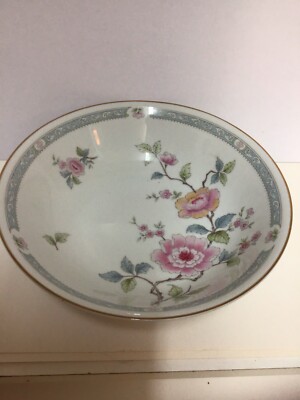 Peonies Fine China Made In Japan Vintage Serving Bowl Pristine