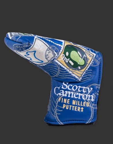 BRAND NEW IN BAG SCOTTY CAMERON 2024 BRITISH OPEN POSTAGE STAMPS HEADCOVER !!