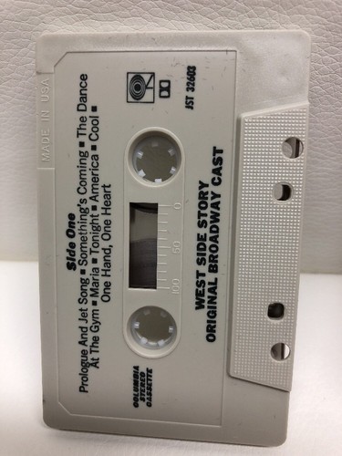 West Side Story Original Broadway Cast Cassette Tape JST 32603 - Picture 2 of 4