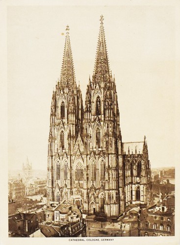 8 Antique Mentor Association Intaglio-gravures of European Cathedrals. - Picture 5 of 6