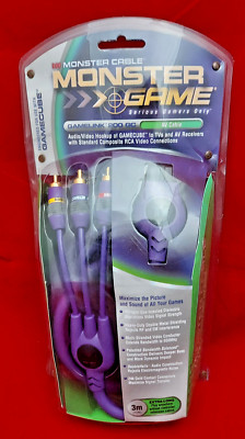 Monster Gamelink 200 G AV Cable for Gamecube - 3m (Extra long)