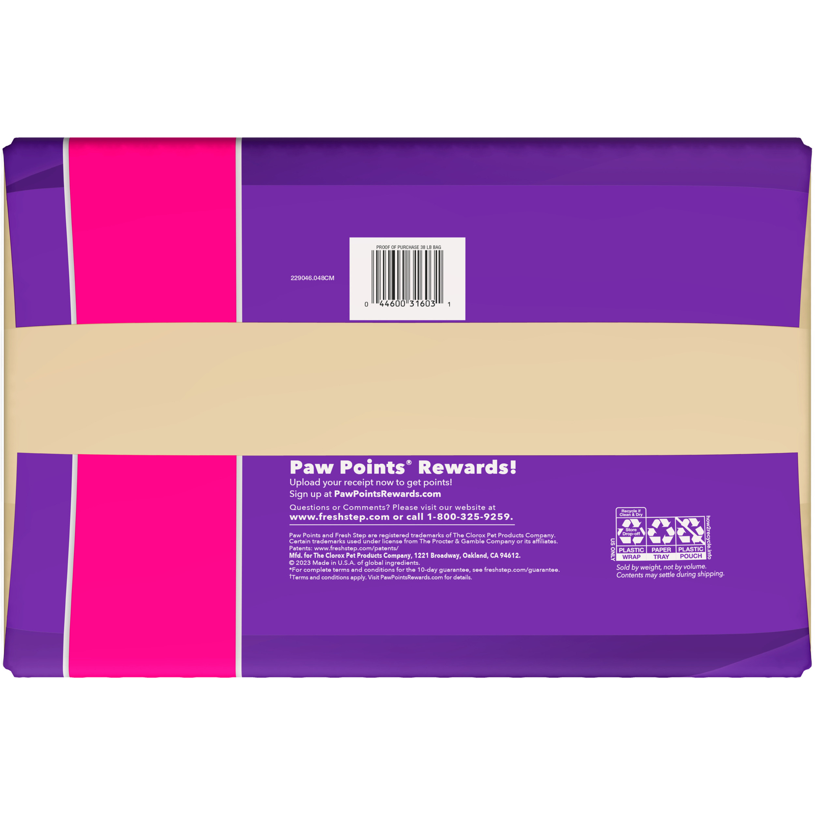 Fresh Step MultiCat Scented Cat Litter with Febreze, 38 lb. Clumping