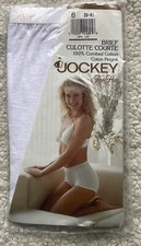 New Vintage Jockey For Her Panties Brief White Size 6 39-41 Culottes Courte