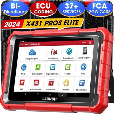 Launch X-431 PROS Elite Bidirectional Scan Tool With CANFD E.CU Coding