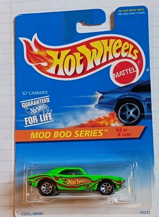 Hot Wheels Mod BOD Series 4 Of 4 – 1967 Camaro 399 Diecast Car - View #9