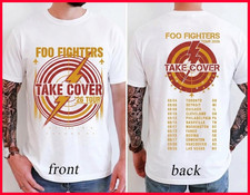 Foo Fighters Shirt Take Cover Tour 2026 Unisex T-Shirt WHITE290PN
