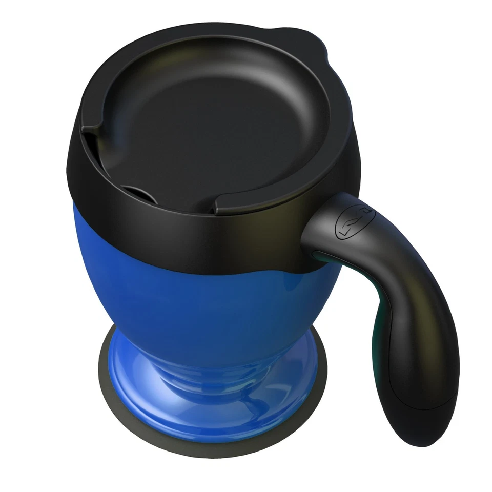 Taza Mighty azul #1482 104x158x136mm todas las ocasiones resistente al frío y al calor NUEVO Foto 3 de 3