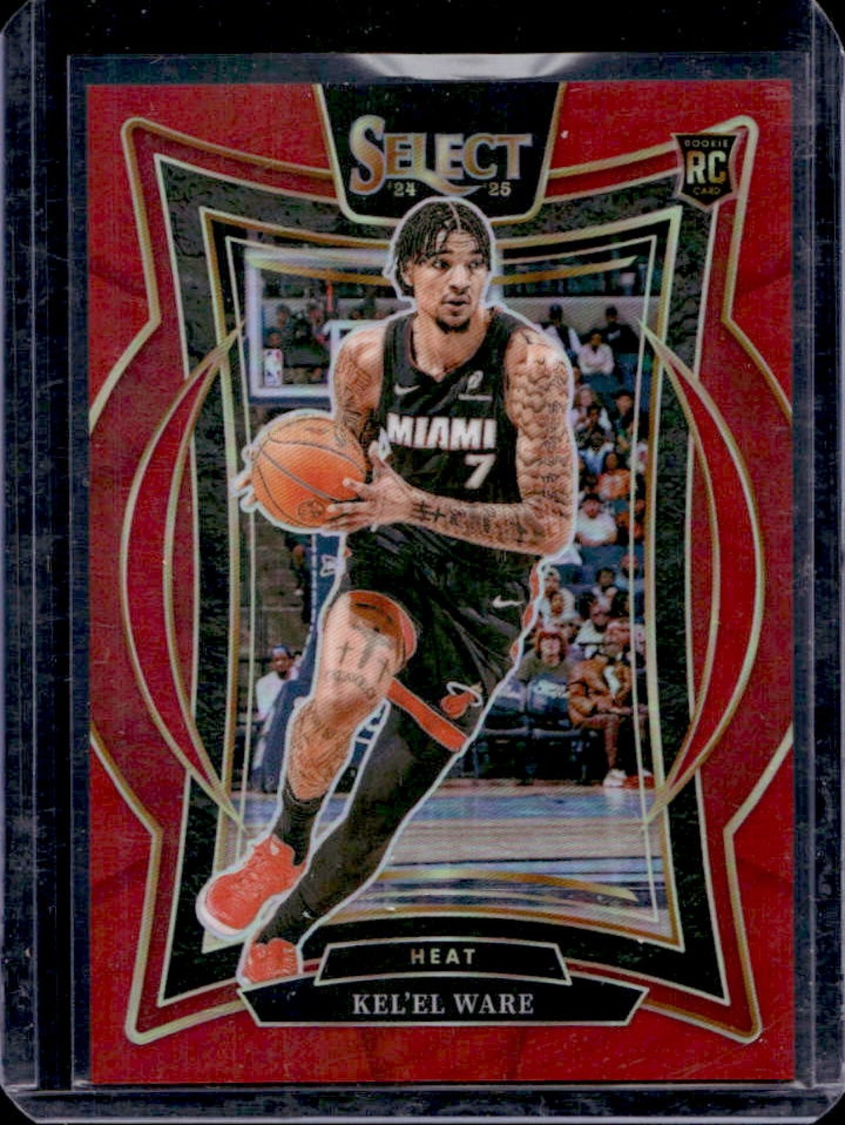 2024-25 Select Kel'el Ware Concourse RC Red Prizm Rookie #/199 Heat