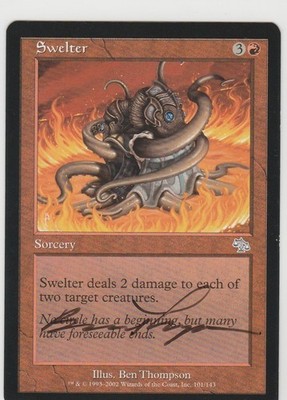 Magic the Gathering ~ Swelter ~ M/NM ~ Judgment ~ Signed by Artist #2