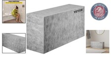 Cut-to-Fit Waterproof Tile Shower Bench - 440 lbs Capacity, Stylish Grey Design
