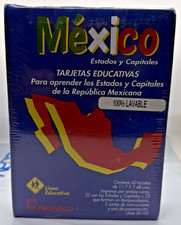 Mexico Estados y Capitales Tarjetas Educativas, Pronaco