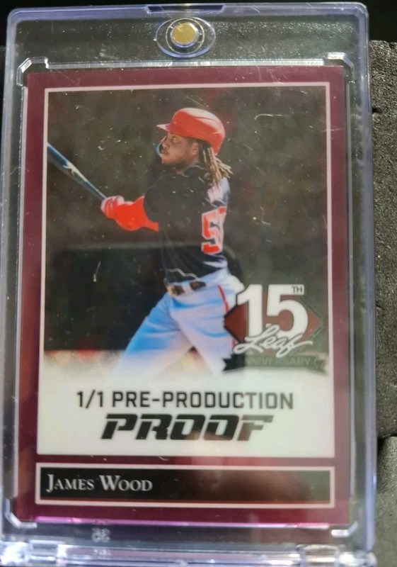 Jameswood 1/1 Production Proof 15th Leaf
