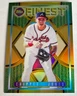 2022 Topps Finest Flashbacks Chipper Jones #206 GOLD REFRACTOR #33/50 Braves SP
