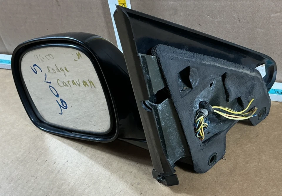 1996-2000 Dodge Caravan Left Driver Side View Door Mirror 128-01277L OEM - Image 2 of 4