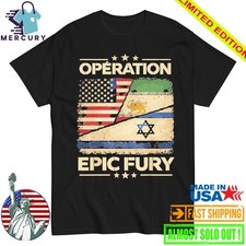 Operation Epic Fury America Iran Israel Flag Shirt
