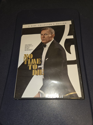 NO TIME TO DIE 007 James Bond DVD 2-Disc Collector Edition NEW