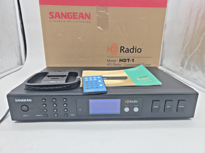 Sangean HDT-1 HD Radio AM/FM RDS Tuner Receiver W/ Box Manual Remote Am Antenna