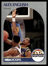 1990-91 Hoops Alex English Denver Nuggets #94