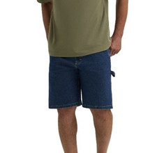 NEW Wrangler Men s Carpenter Style Medium Wash Blue Denim Shorts Size 44