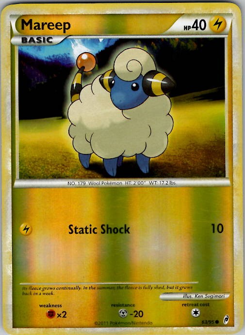 Mareep Common Call of Legends 63/95 LP Reverse Holo