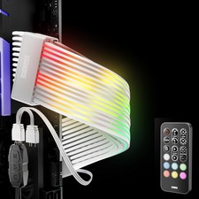 RGB Cable Cover 108 Addressable LEDs 5v 3pin ARGB Sync Fits 12 4-Pin 8pin 24pin