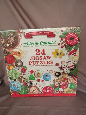 Eurographics Puzzles Christmas Delights Advent Calendar w/ 24x 50pc Jigsaw