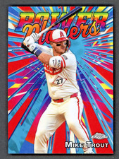 2025 Topps Chrome Update Power Players Mike Trout #PP-34 LA Angels